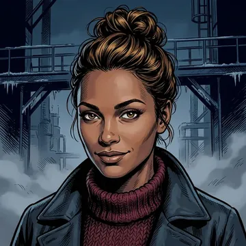 Portrait of Véronique Camara, an AI character