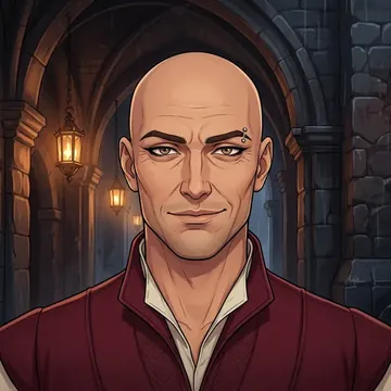 Retrato de Vesperan Vassallo, um personagem de AI