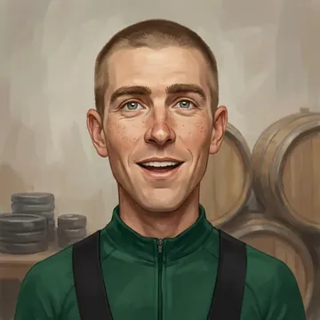 Retrato de Vidal Gallegos, un personaje AI