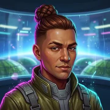 Portrait of Vidar Ferreira-Null, an AI character