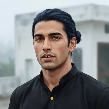 Portrait of Vihaan Thind, an AI character