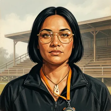 Portrait of Vilisi Radaniva, an AI character