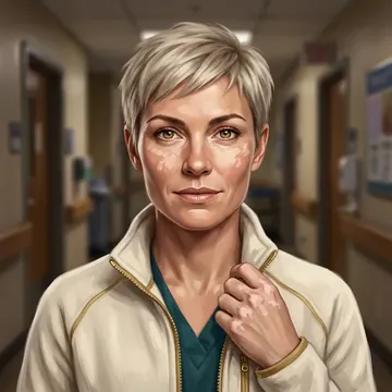 Portrait of Viveka Laitinen, an AI character
