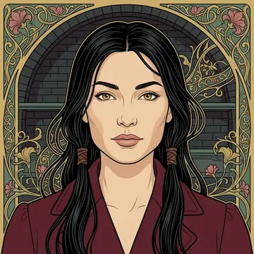 Portret postaci AI o imieniu Viveliore Evenstarre