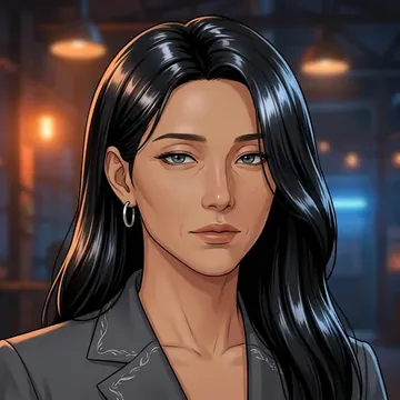 Portrait of Vivienne Hathaway, an AI character