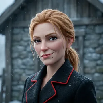 Portrait of Vyuga Jezersky, an AI character