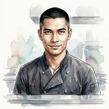 Portrait of Wahyu Purnomo, an AI character