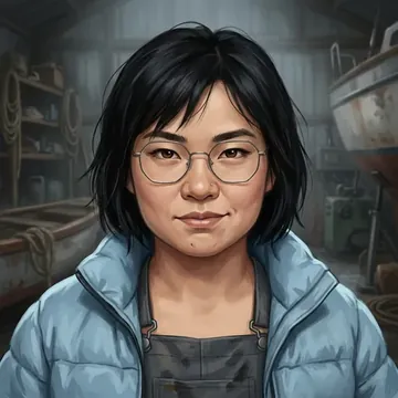 Portrait of Wenying Ni, an AI character