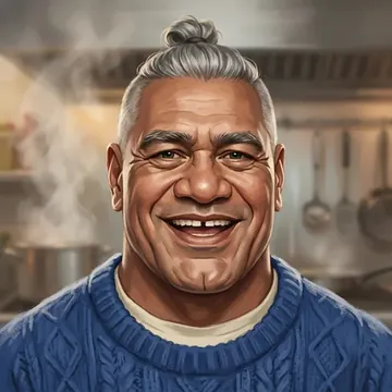 Portret postaci AI o imieniu Wiremu Malae