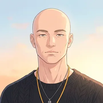 Retrato de Won Su, um personagem de AI