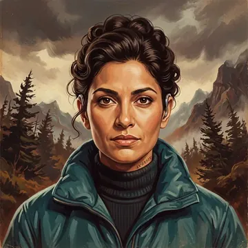 Retrato de Xanthe Kasun-Torres, un personaje AI