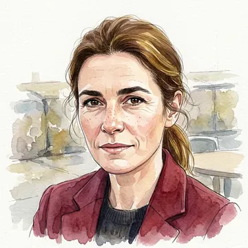 Portrait of Xiana Cardona, an AI character
