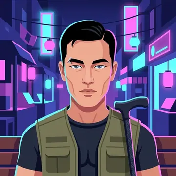 Retrato de Xiangdong Nian, um personagem de AI
