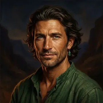 Portrait of Yarizan Ghaznavi, an AI character