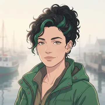 Porträt von Yasmine Arhab, einem AI-Charakter