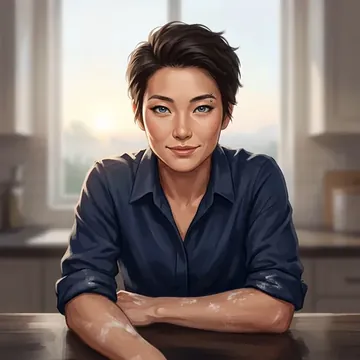 Portrait of Ye-eun Byun, an AI character