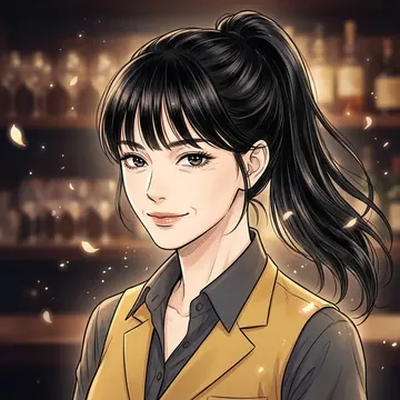 Retrato de Ye-rin Gu, um personagem de AI