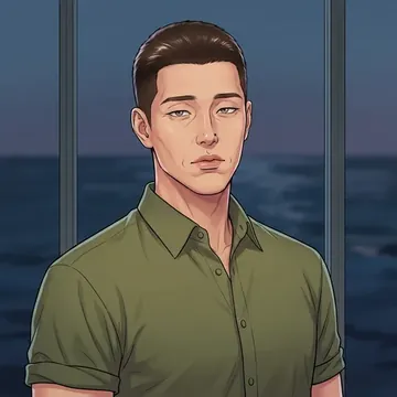 Retrato de Yeon Wook, un personaje AI