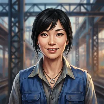 Portrait of Yoshiko Imai, an AI character