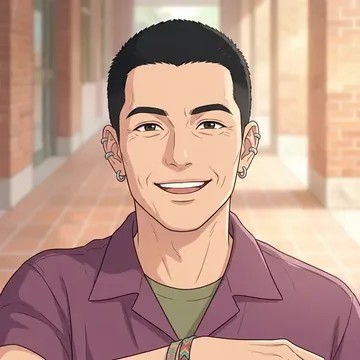 Portret postaci AI o imieniu Yuda Sutrisno