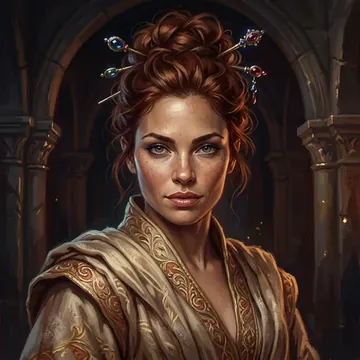 Portrait of Yuehan Fujinami, an AI character