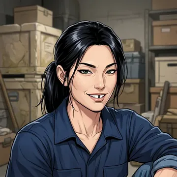 Portrait of Yumi Kondo, an AI character
