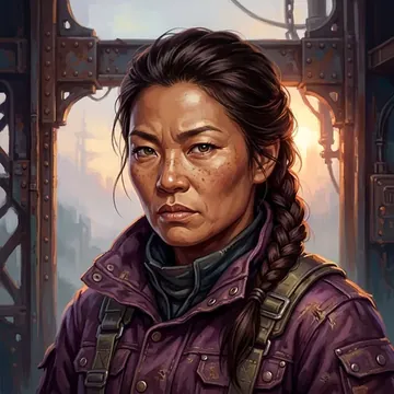 Porträt von Yurina Yun-Kang, einem AI-Charakter