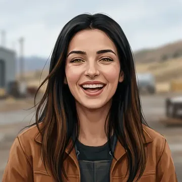 Portret postaci AI o imieniu Zahra Sabir