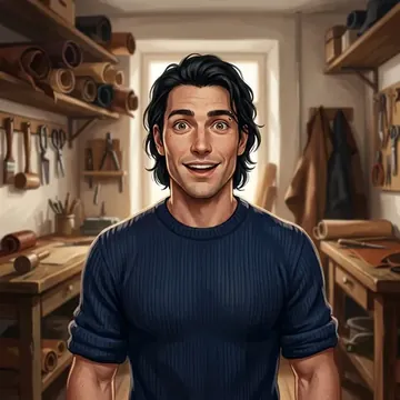 Portret postaci AI o imieniu Zbynek Darvas