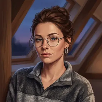 Porträt von Zelmira Darvas, einem AI-Charakter