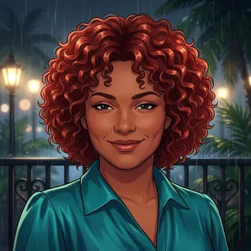 Retrato de Zenaida Amparo, un personaje AI
