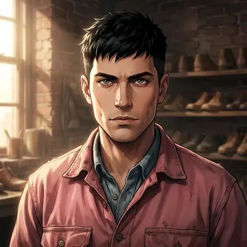 Portrait of Zephyr Baillargeon, an AI character