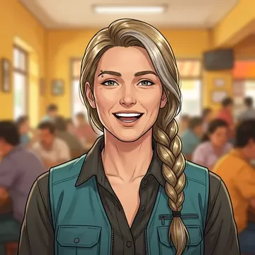 Portrait of Zulema Arana, an AI character